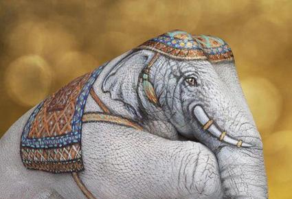 فن الرسم على اليدين "Hand Art"